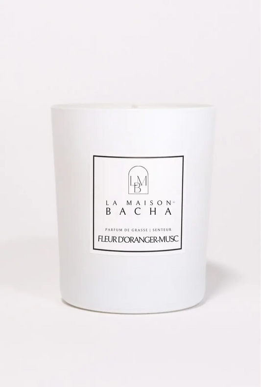 Bougie Parfumée | Fleur d’Oranger Musc LA MAISON BACHA