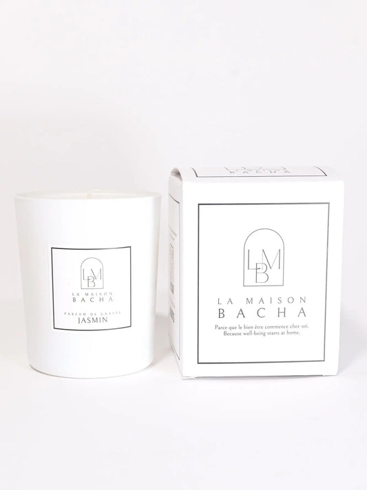 Bougie parfumée | Senteur Jasmin | L'élégance d’un jardin en fleurs - LAMAISONBACHA