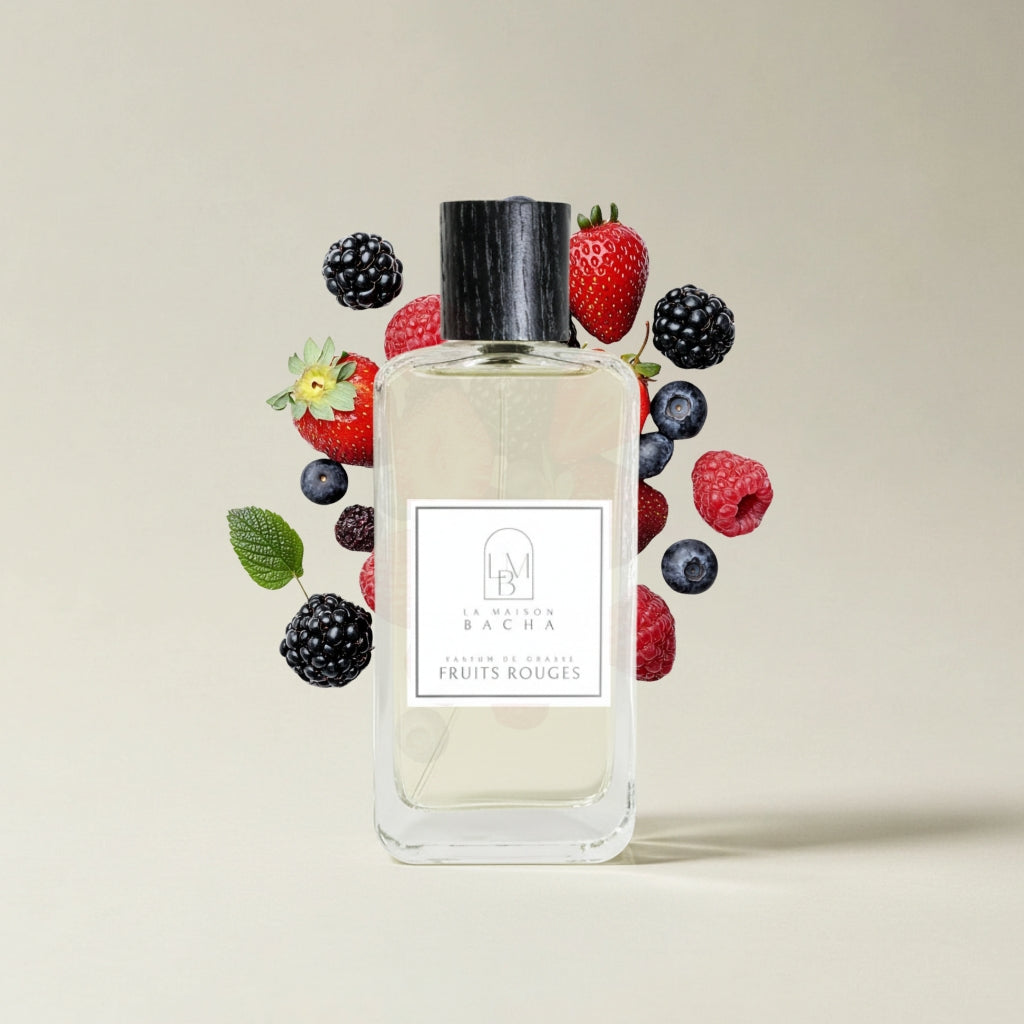 Parfum d'intérieur | Senteur Fruits Rouges | Gourmandise et Énergie LA MAISON BACHA