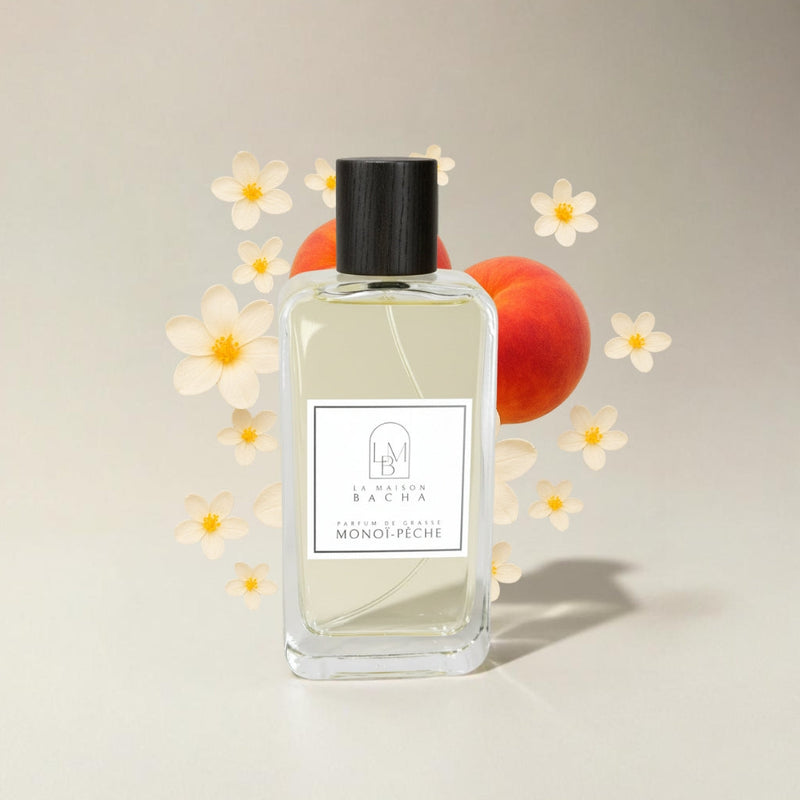 Parfums d'intérieur | Senteur Monoï Pêche | Soleil et Douceur Gourmande LA MAISON BACHA